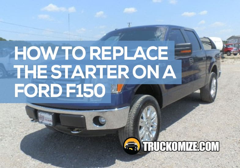 how to replace starter on ford f150