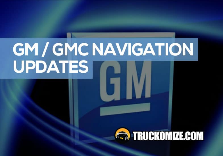 gmc navigation update