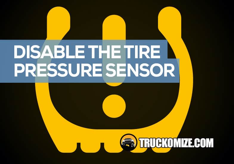 How to Disable Tire Pressure Sensor Ford F250