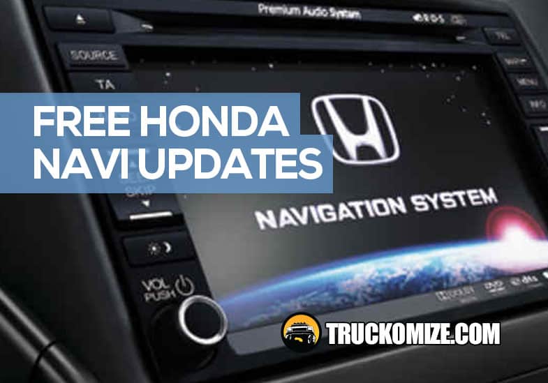 free Honda navigation update